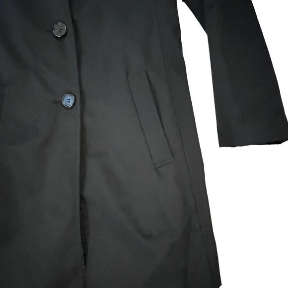 Andrew Marc ~Marc New York ~Black coat with plum lining ~size Small ~Polyester - Picture 6 of 14